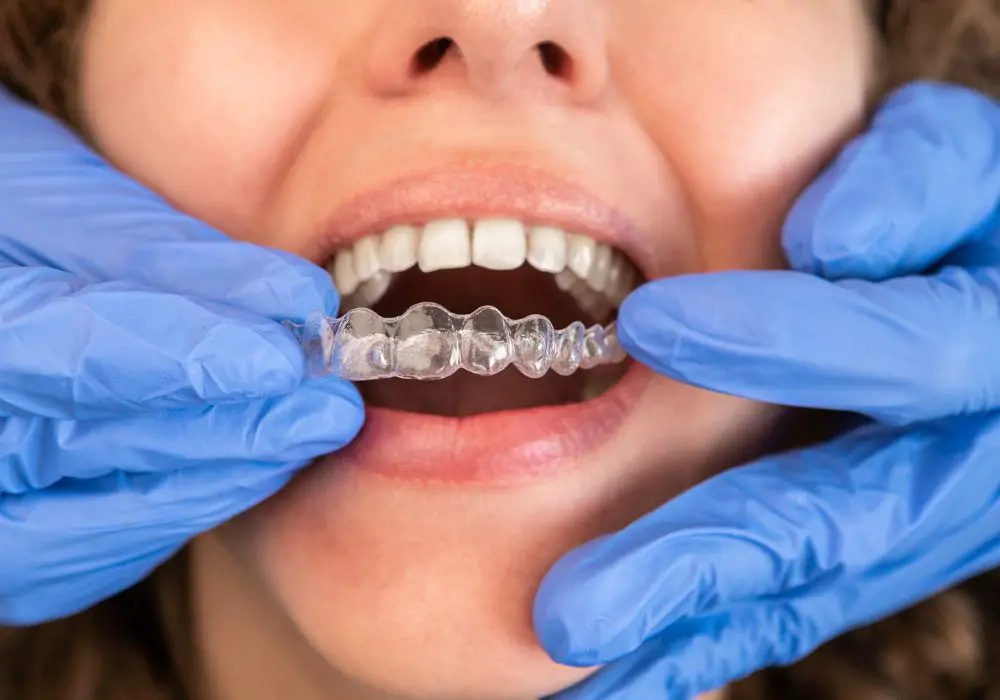 When does tooth sensitivity from Invisalign aligners occur?